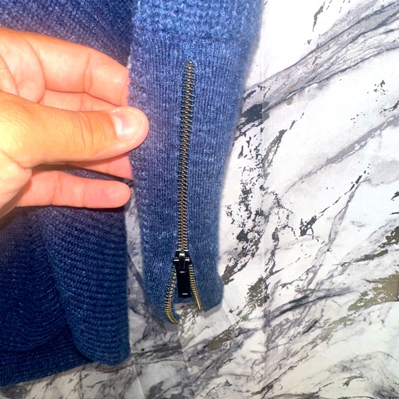 Vintage Y2K Banana Republic BOHO style Butterfly 1/4 zip sleeve cardigan women L - Picture 7 of 7